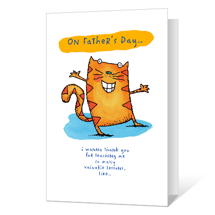 Lessons Learned? Father's Day Cards