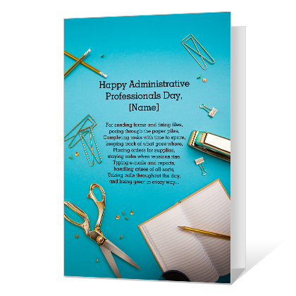 For All You Do Administrative Professional's Day Cards