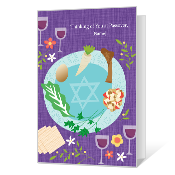 Peace and Happiness Passover Cards