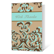 With Thanks Thank You Cards