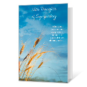 Thoughts of Sympathy Sympathy Cards