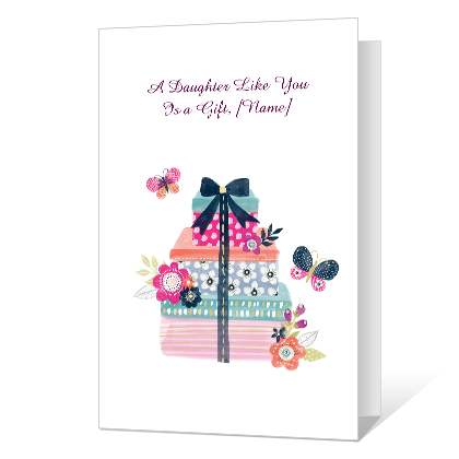 A Daughter Like You Birthday Cards