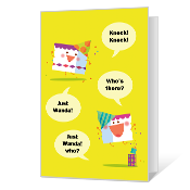 Birthday Knock-Knock Birthday Cards