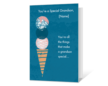 Gifted Grandson Birthday Cards