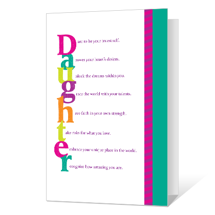 Great Daughter Birthday Cards