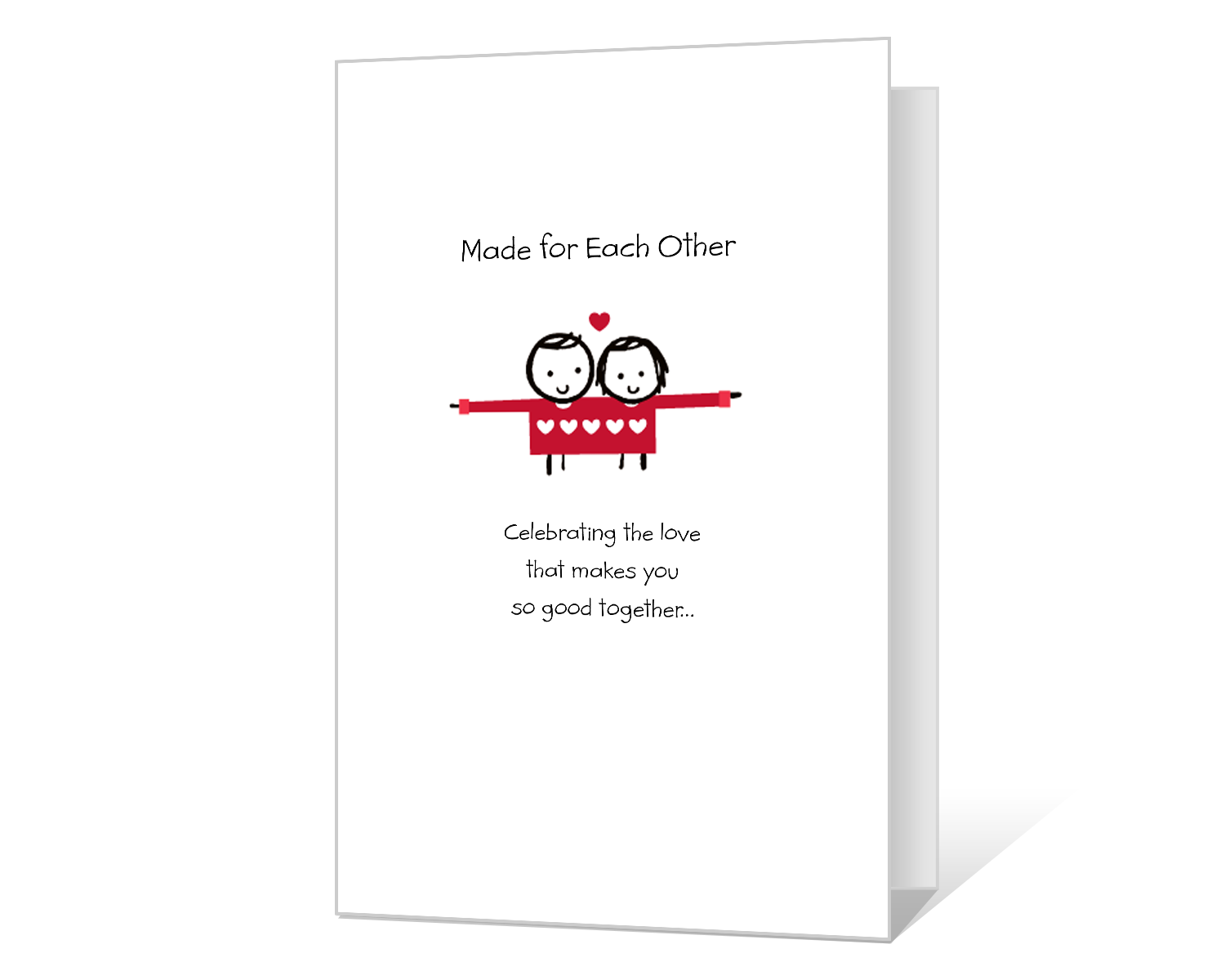 Made For Each Other Printable Cards Blue Mountain