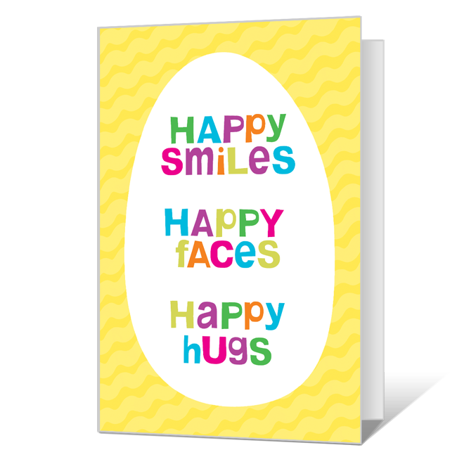 Happy Hugs Easter Cards