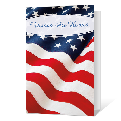 Veterans Are Heroes Veterans Day Cards