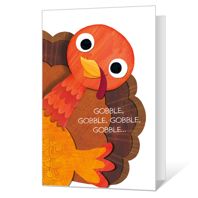 Let's Talk Turkey Thanksgiving Cards