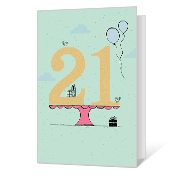 It's Your Day Printable 21st Birthday Cards