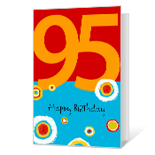 95th Birthday Printable Milestone Birthday Cards