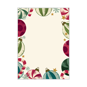 Deck the Halls Stationery Printable