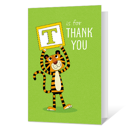 T is for Thank You Thank You Cards