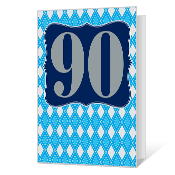 90th Birthday Printable Milestone Birthday Cards