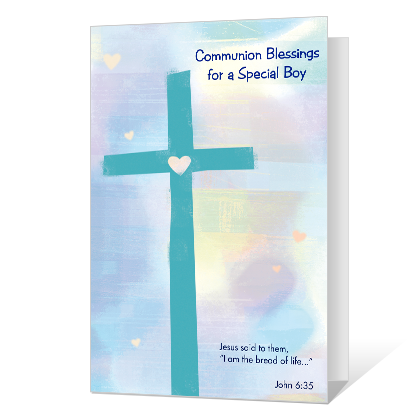 Blessings for A Special Boy First Communion Cards