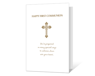 Printable First Communion Cards Blue Mountain