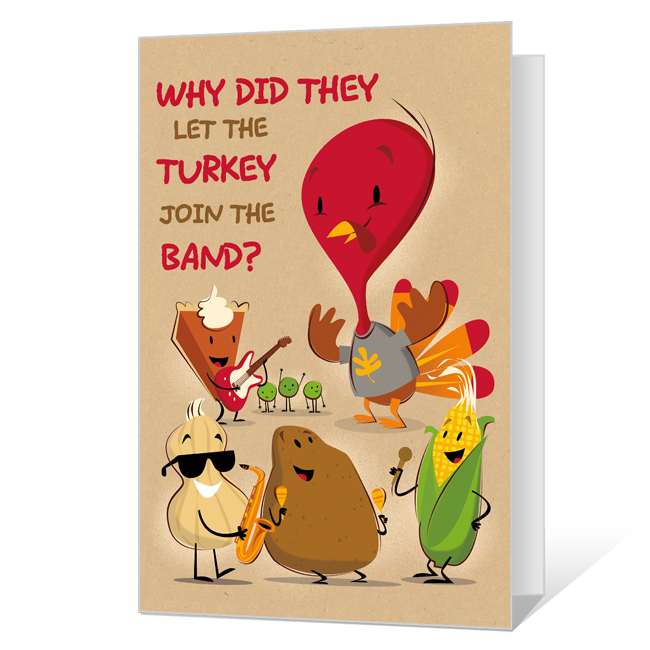 Silly Thanksgiving Thanksgiving Cards