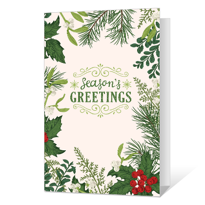 Season's Wishes Season's Greetings Cards