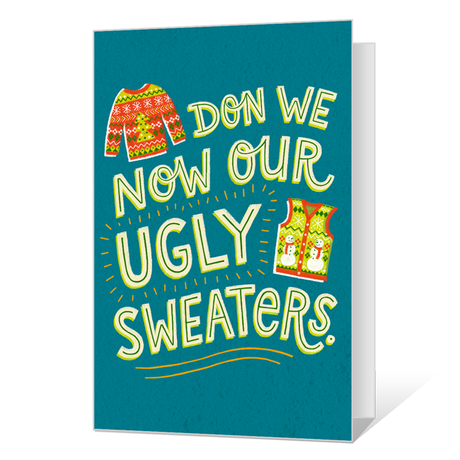 Ugly Sweater Christmas Cards