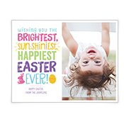 Bright and Shiny Easter Add-a-Photo Easter Cards