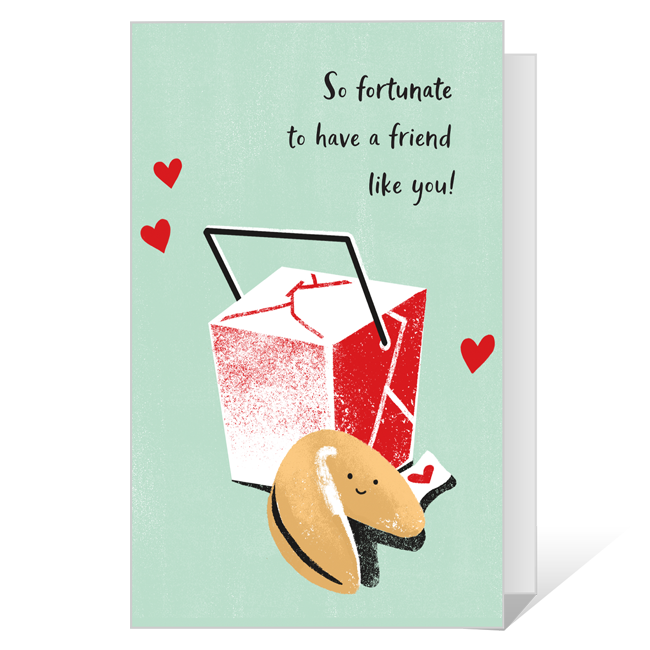 So Fortunate Valentine's Day Valentine's Day Cards