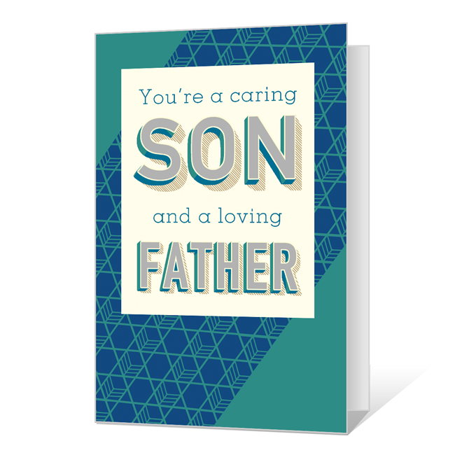 Father's Day Love for a Son Father's Day Cards