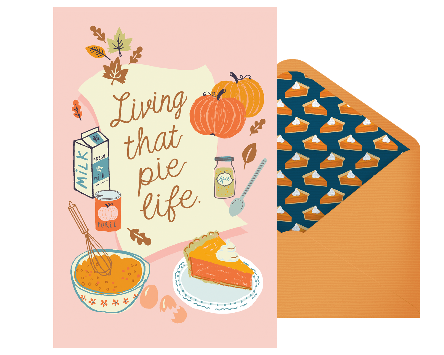 "Living the "Pie" Life!" Creatacard™ Blue Mountain