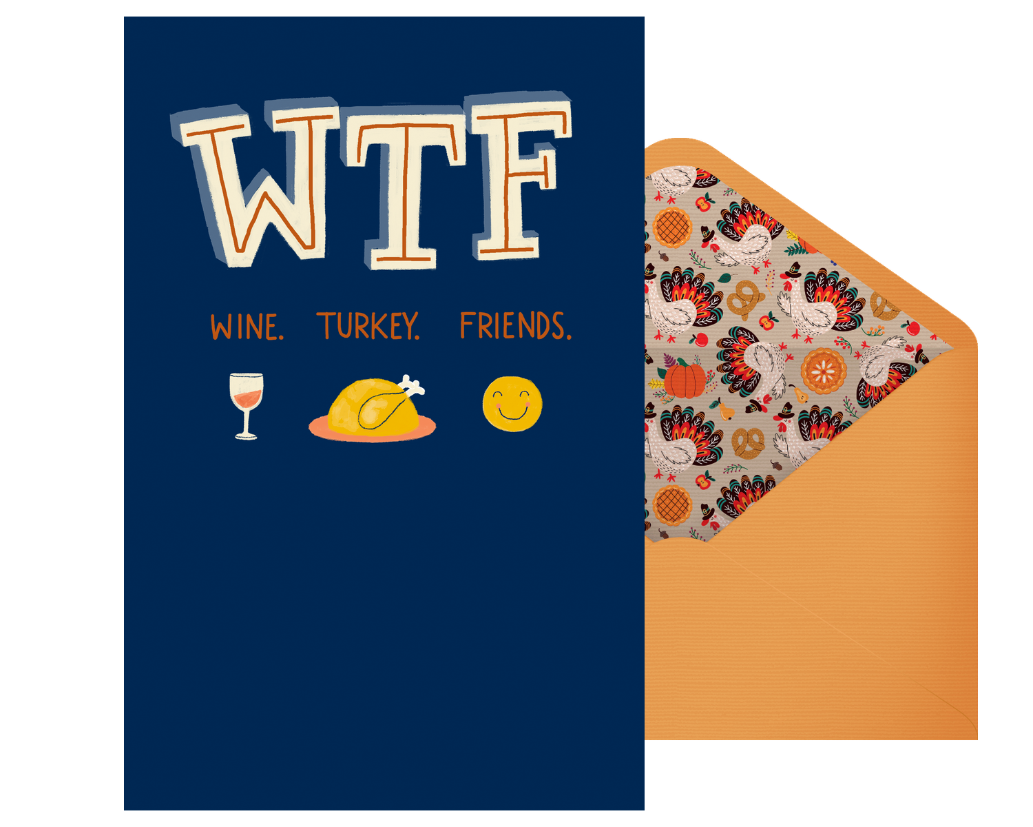 wine-turkey-friends-friendsgiving-creatacard-blue-mountain