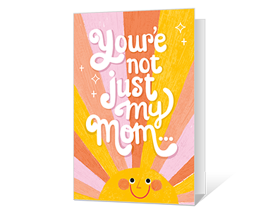 Best mom ever blue | Mother's Day Cards 👩❤️ | Send real postcards online