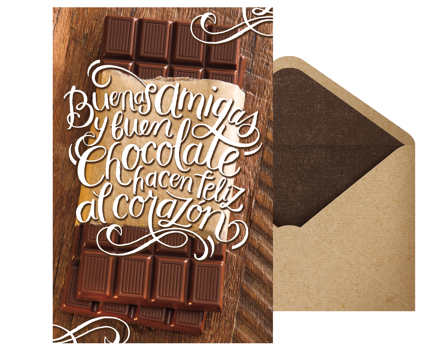 Buenas Amigas y Buen Chocolate (Spanish) American Greetings