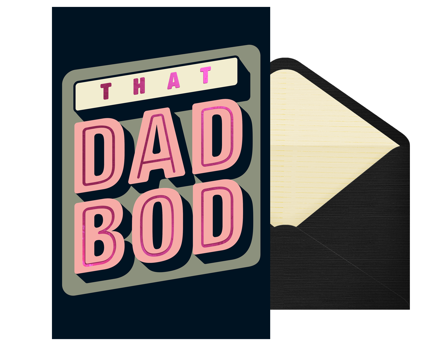 "Dad Bod" Creatacard™ Blue Mountain