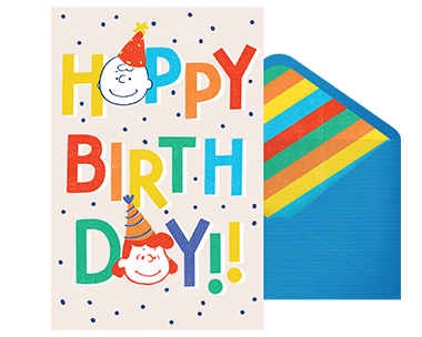 Peanuts Birthday Celebration