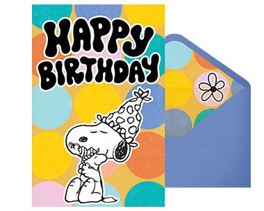 Peanuts Birthday Hugs