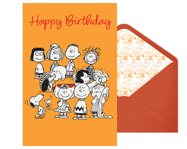 Peanuts Birthday Happiness