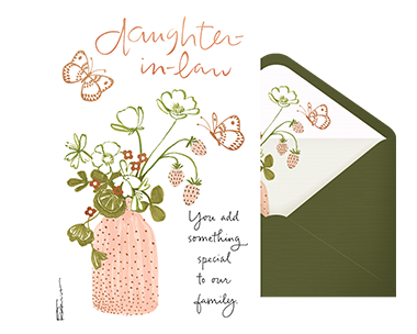 You're Easy to Love, Daughter-in-Law