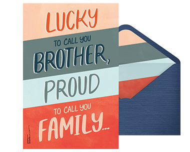 Glad You're My Brother Birthday