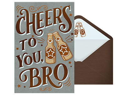 Cheers to You, Brother Birthday