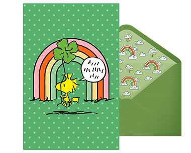 Peanuts Woodstock St. Patrick's Day