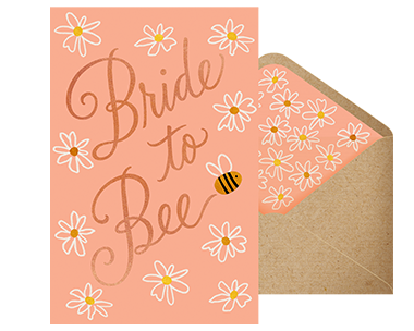 Bride-to-Bee Engagement