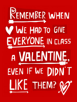 printable ecards free Card Card  Valentine's  Day  justWink Greeting  school old