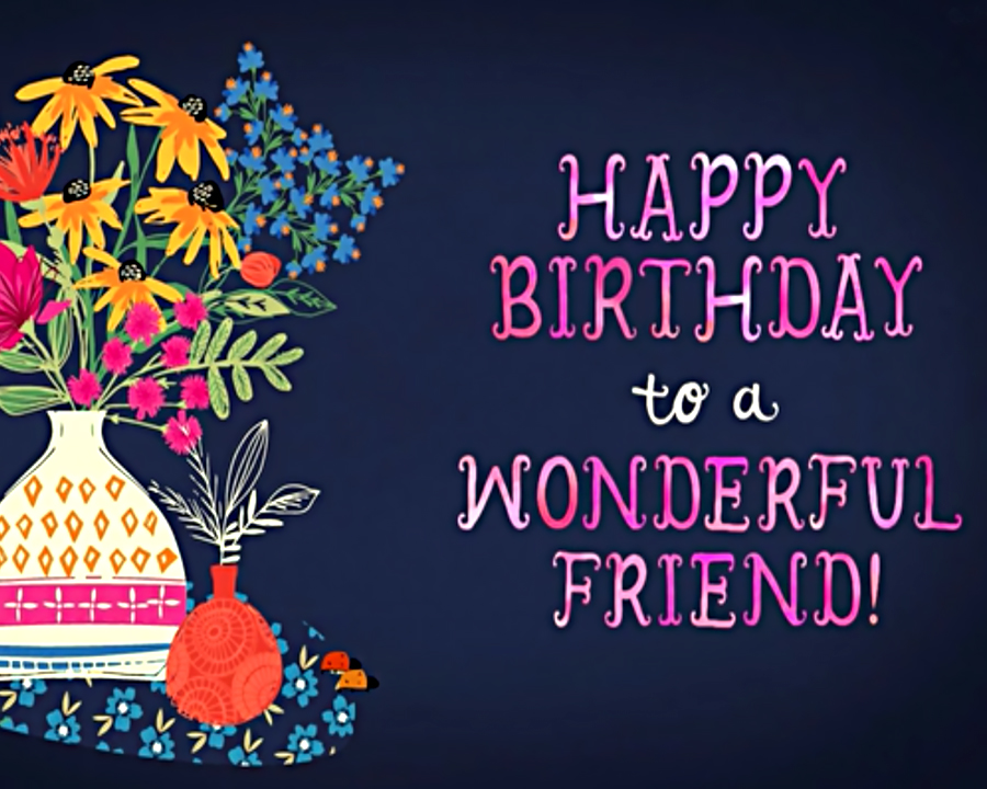 happy birthday friend ecard