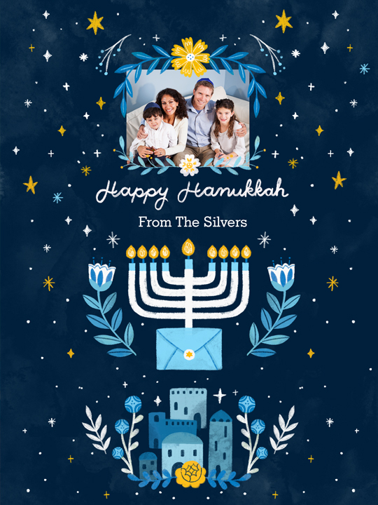 Hanukkah Menorah Pics & Wishes