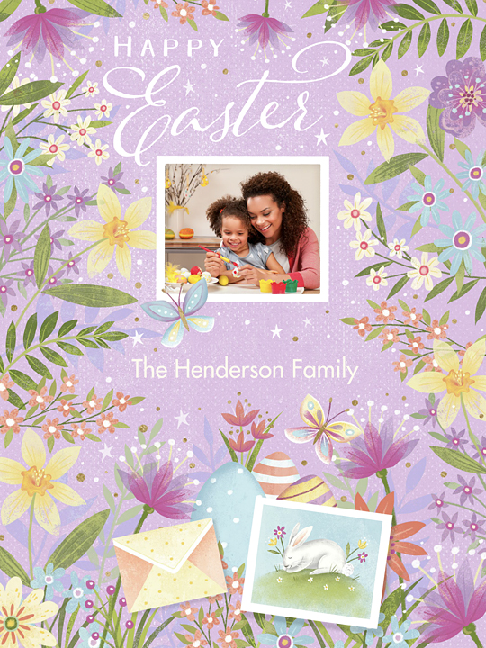 Floral Easter Pics & Wishes