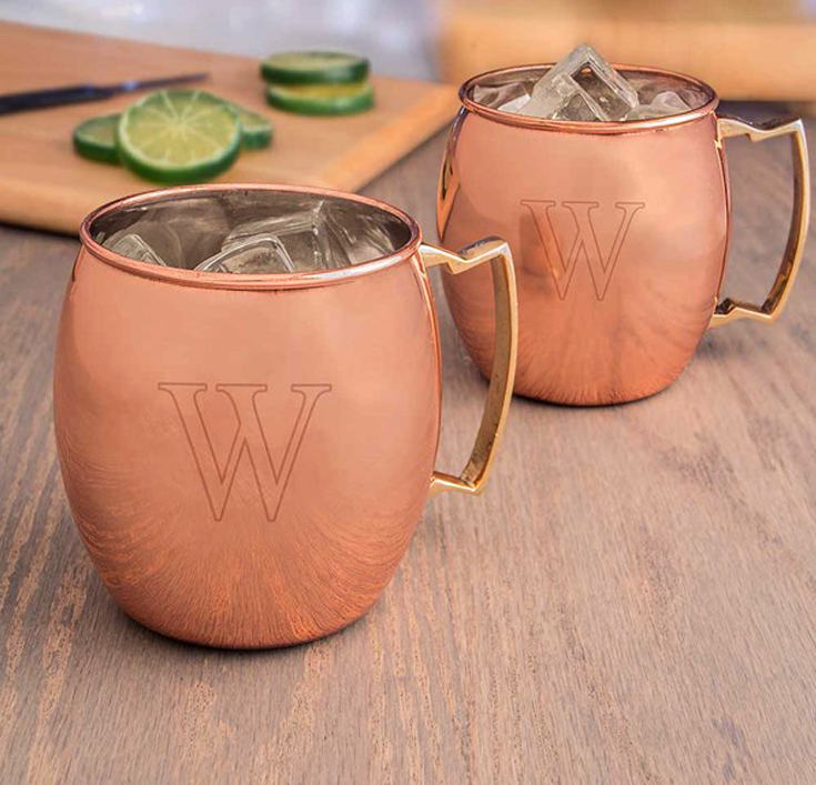 fathers day gifts - moscow mule mugs