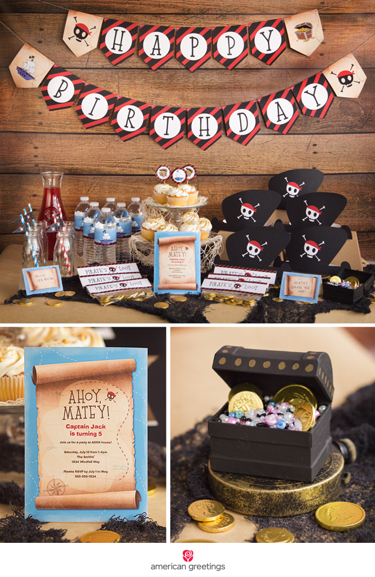 Pirate Themed Birthday Party Ideas - Inspiration