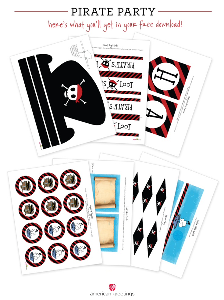 Pirate Theme Party Games Pirate Themed Party Instant Download 