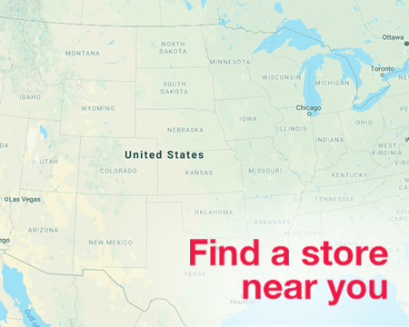 Find a store near you - map