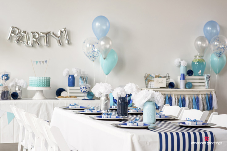  Blue  Silver And White  Party  Decorations  Decoration  For Home