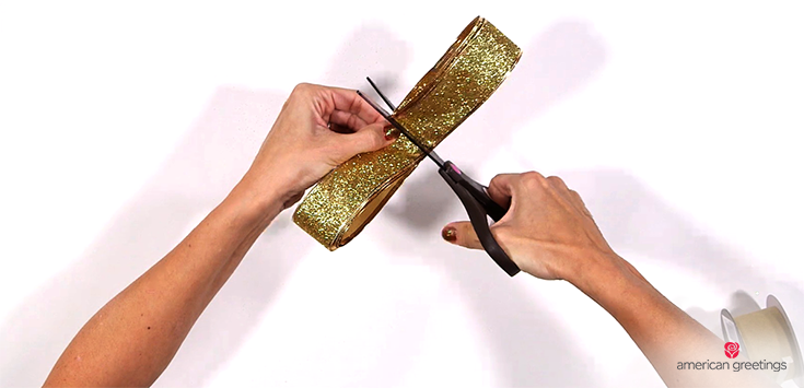 Cut Ribbon for Bow Tutorial