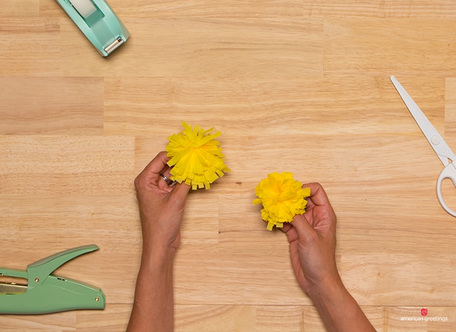 Dandelion Tissue Paper Flowers